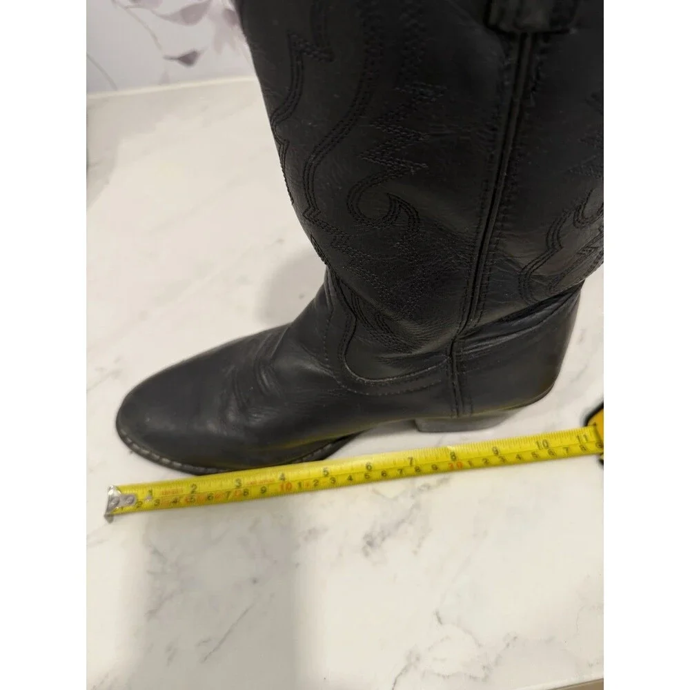 Smoky Mountain Boots Style 3032Y Black Leather Western Gorpcore Youth Size 6